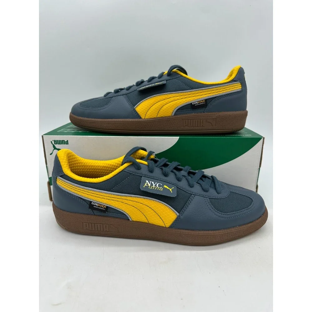 Puma Palermo Run Men's Size 13 Gray NYC Cordura Athletic Shoes 401095 01