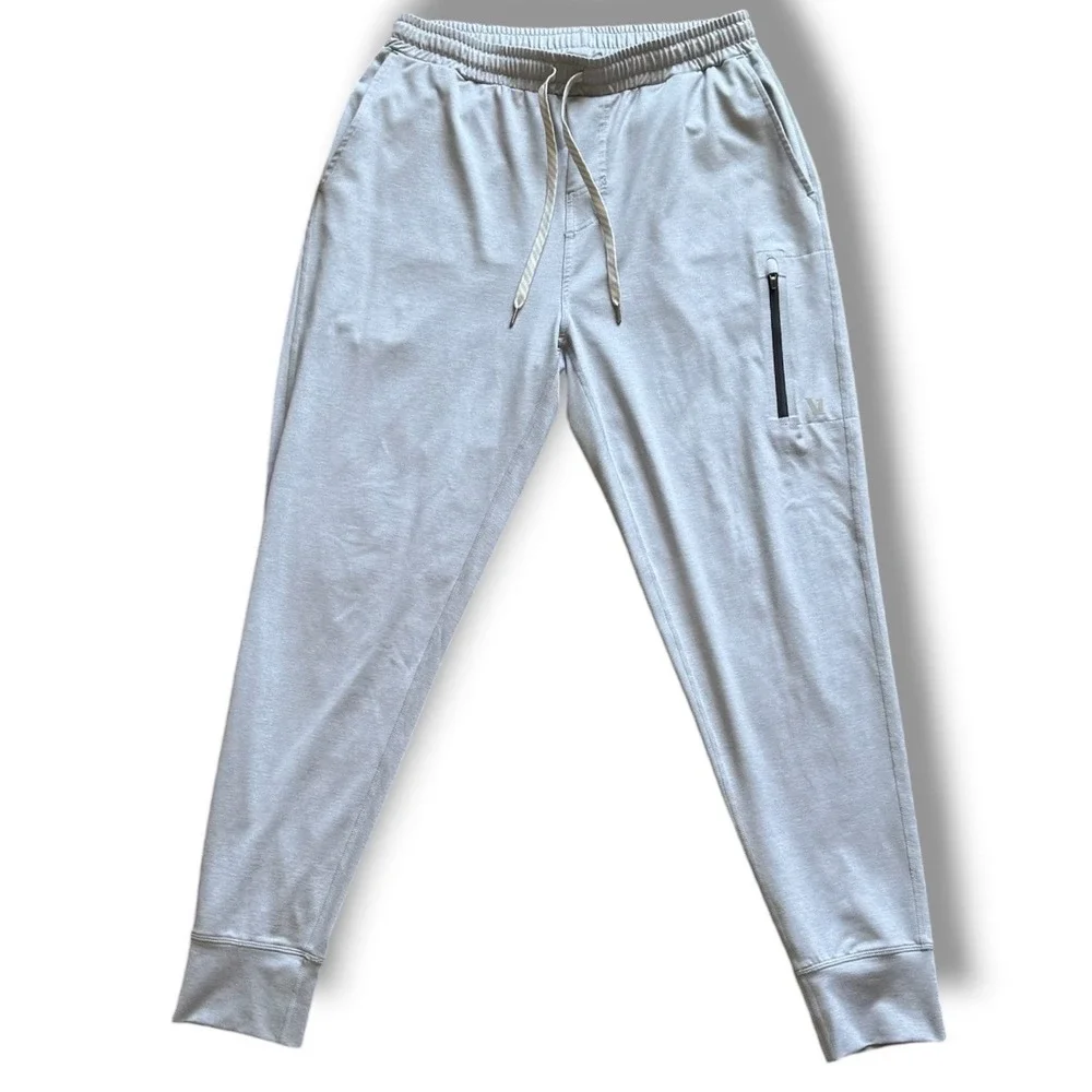 Vuori Sunday Performance Jogger Mens Medium Grey Heather Activewear Athleisure