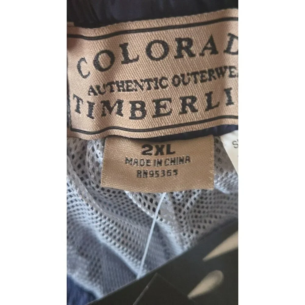 Colorado Timberline Pants blue Vented Convertible water resistant size 2XL