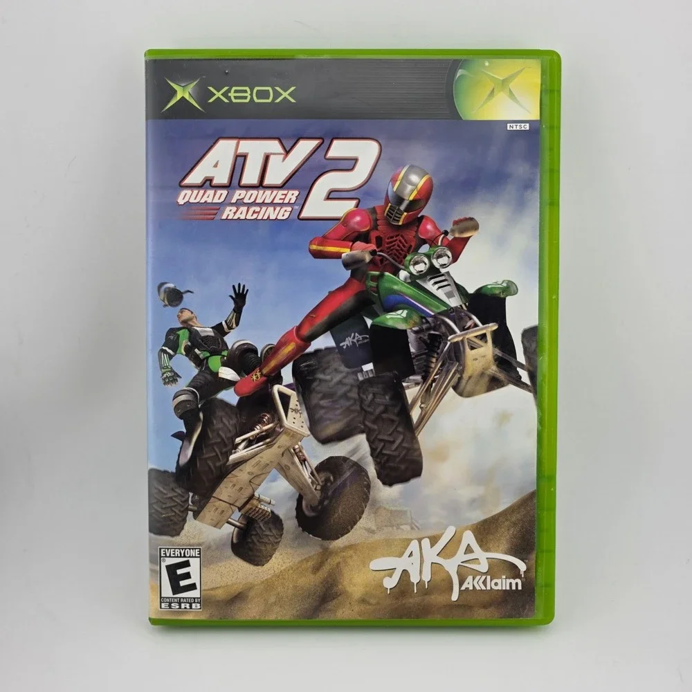 ATV 2‎ Quad Power Racing Game for Microsoft Xbox Complete CIB Tested