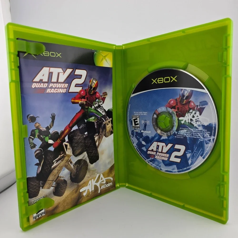 ATV 2‎ Quad Power Racing Game for Microsoft Xbox Complete CIB Tested