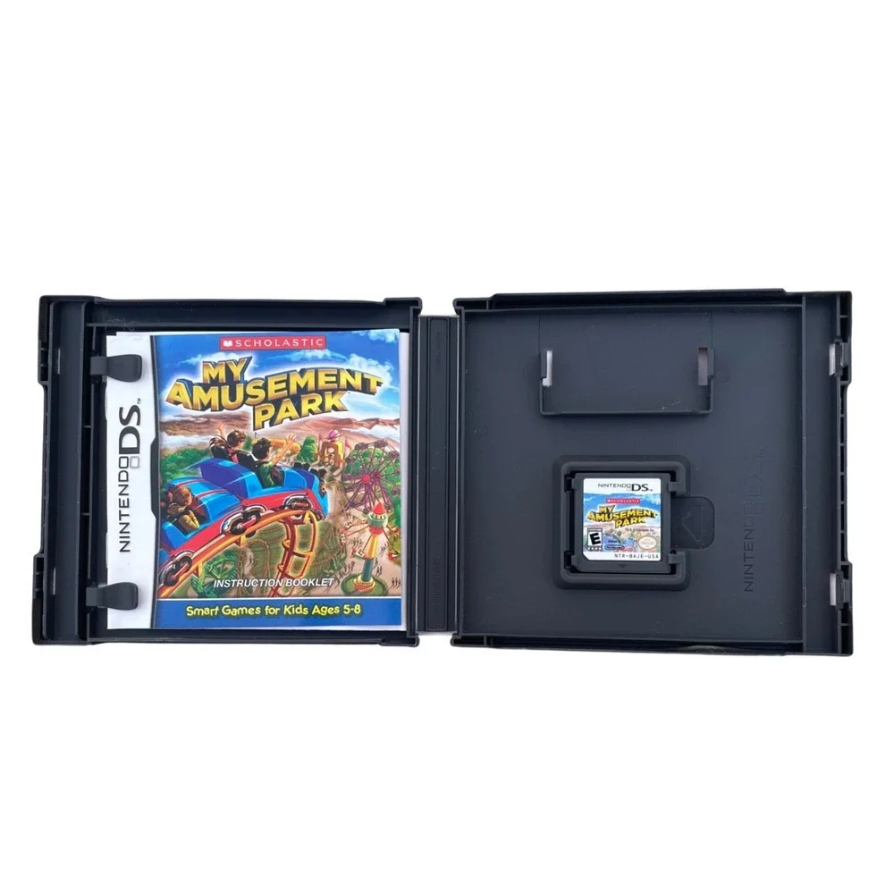 Scholastic My Amusement Park Nintendo DS Game CIB NTR-BAJE-USA Simulation Logic