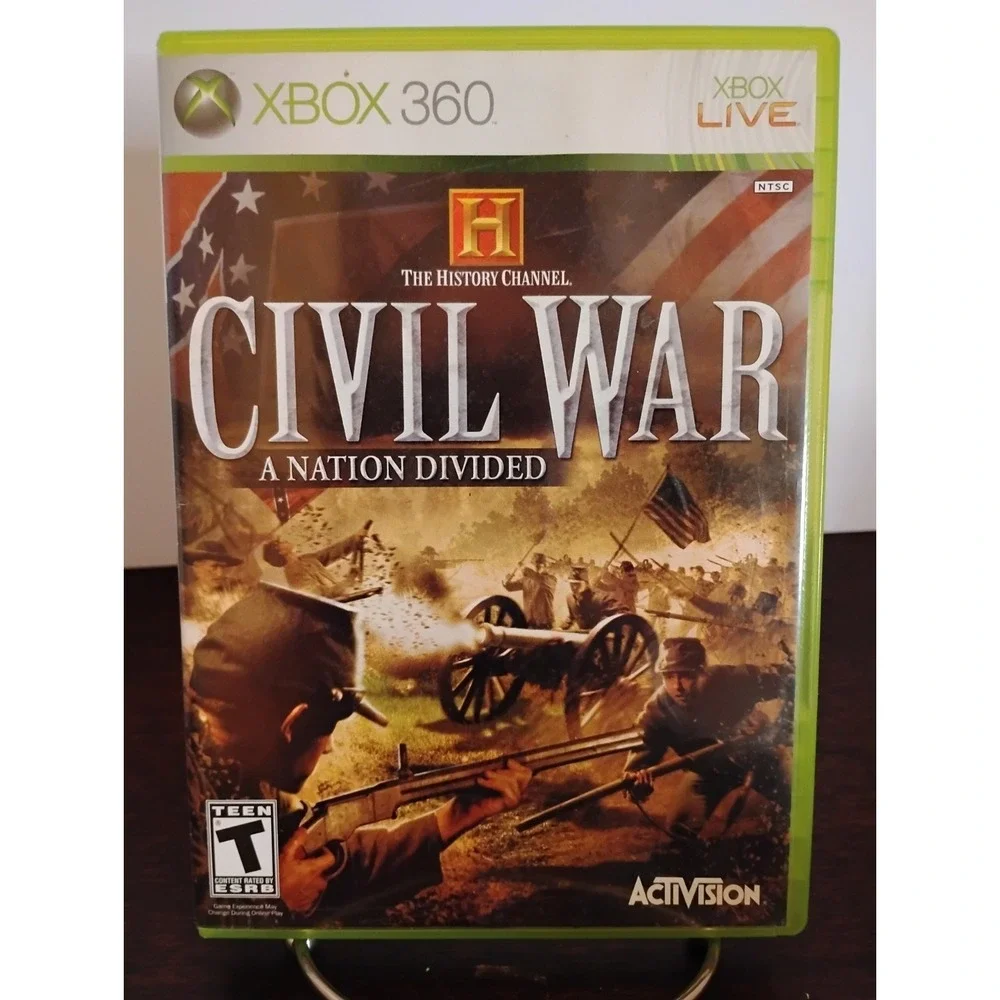 The History Channel Civil War A Nation Divided Microsoft Xbox 360 Game 2006