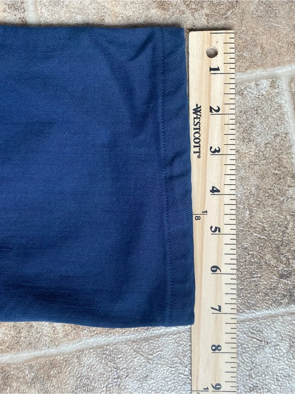 7 For All Mankind Luxe Performance Slimmy V Jeans Mens 34x30 Dark Blue