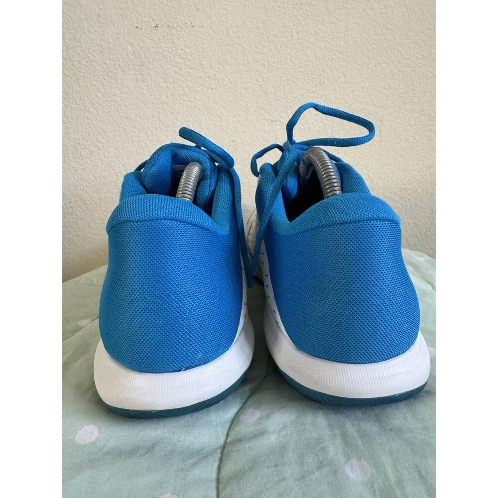 New Balance Men’s Lace-Up Athletic Sneakers White/Blue Rubber 2019  size 11