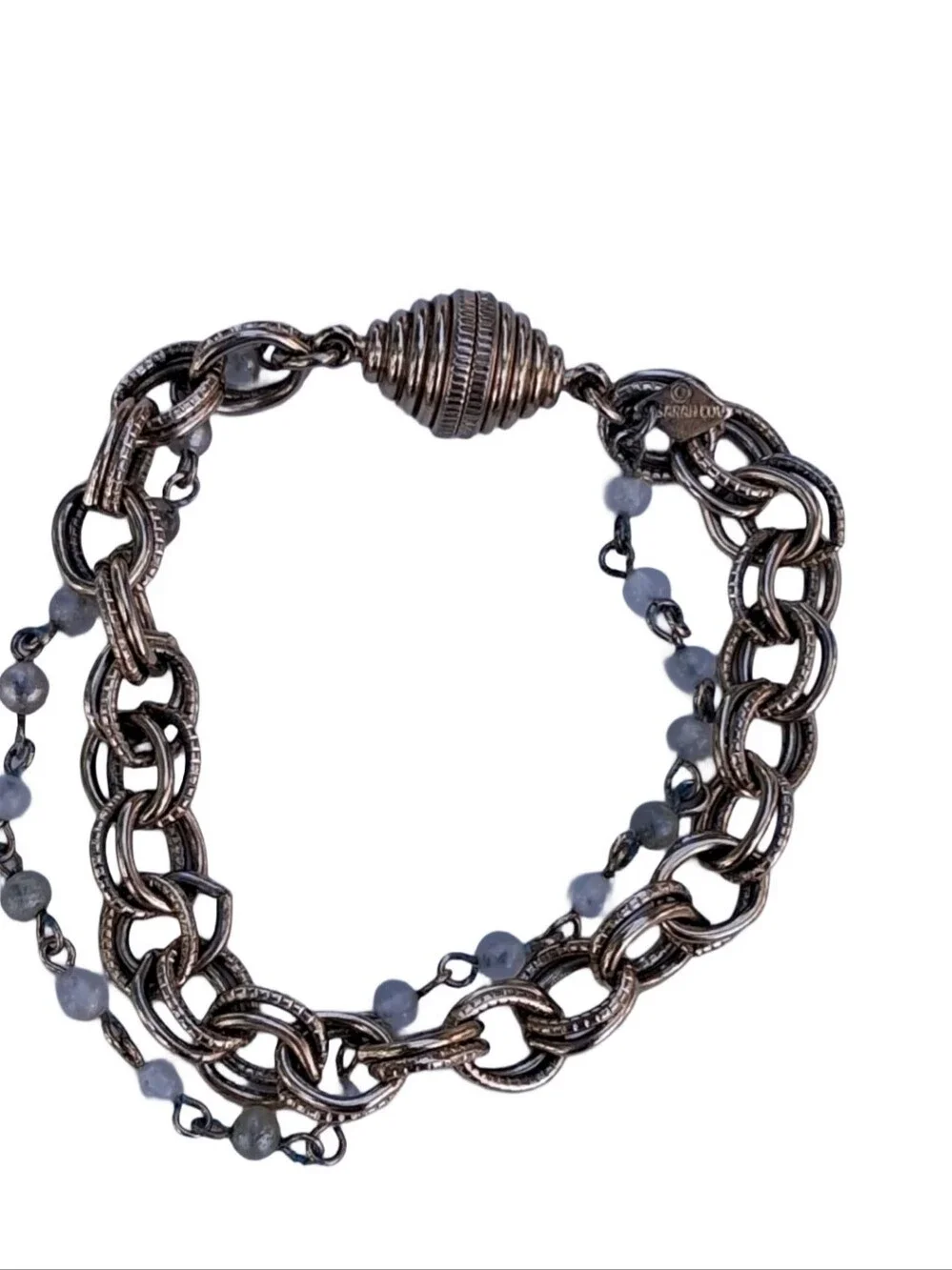 ​Vintage 1965 Sarah Coventry Gracious Lady Gold Link & Pearl Bracelet