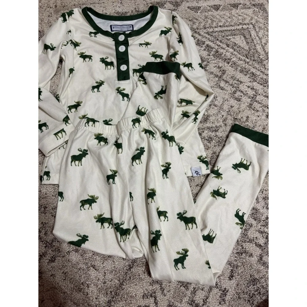 Sweet Honey Boys Moose Pj Set Size 5Y