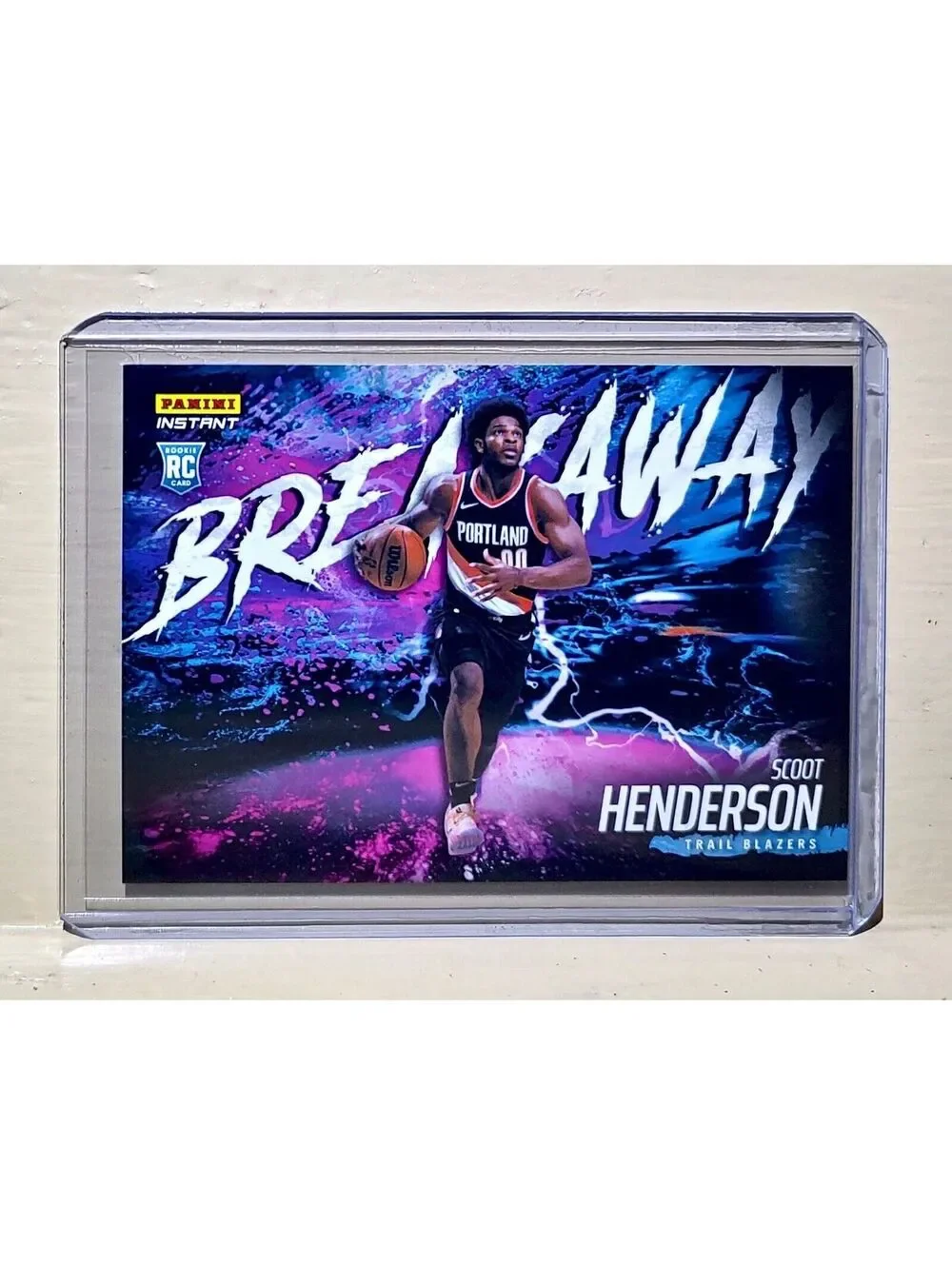 Scoot Henderson 2023-24 Panini NBA Breakaway Basketball #3 Rookie Card 1 of 4085