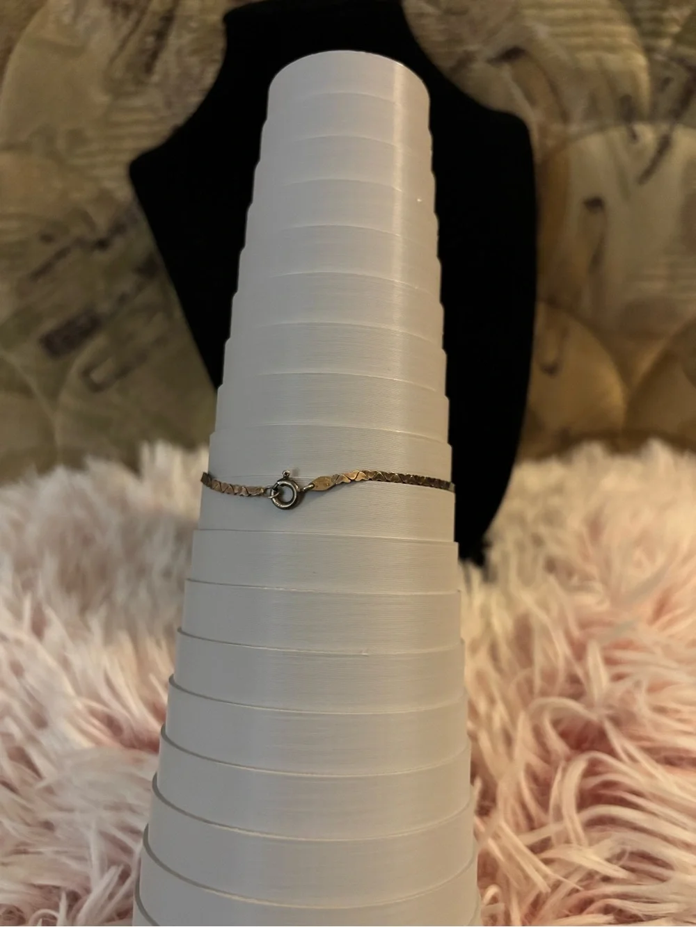 925 Sterling Silver Vintage Bracelet - 7 inches