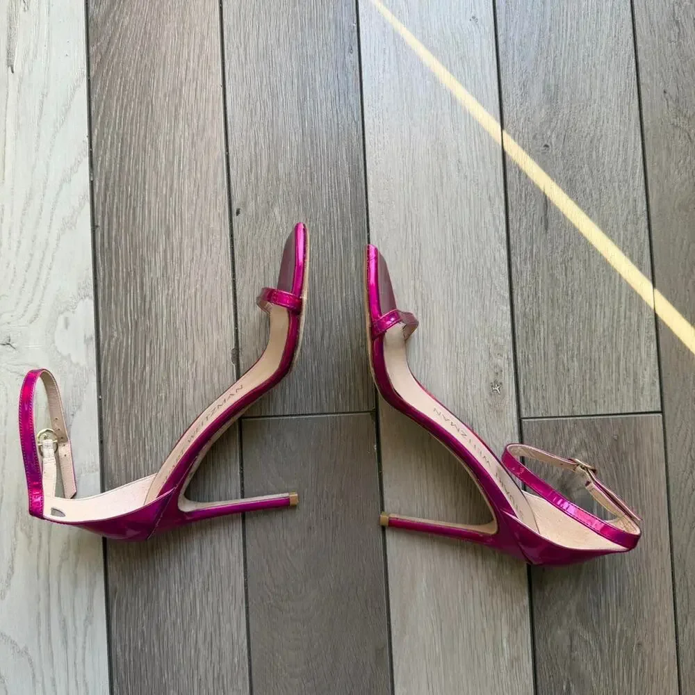 Stuart Weitzman stuart metallic forward