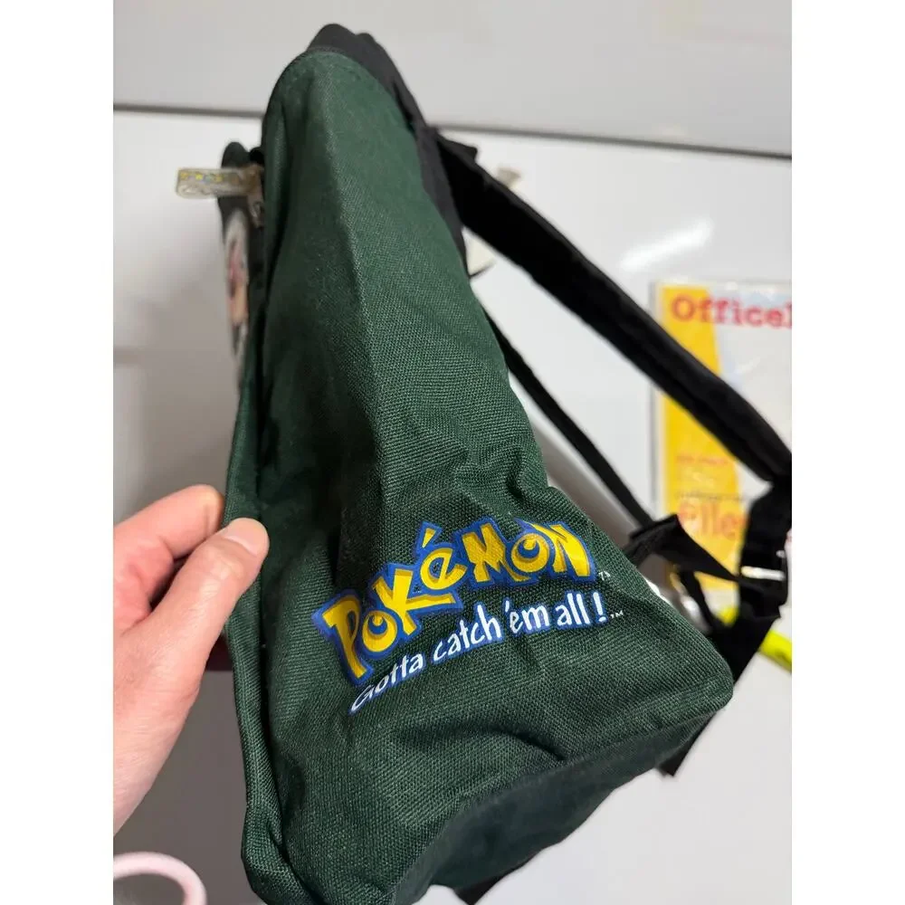 New NOS vintage NWT green pokermon backpack pikachu charmelon bulbasaur gotta