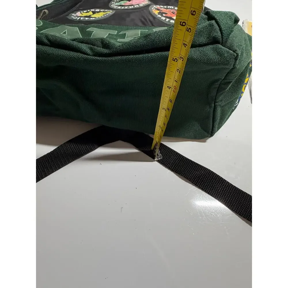 New NOS vintage NWT green pokermon backpack pikachu charmelon bulbasaur gotta