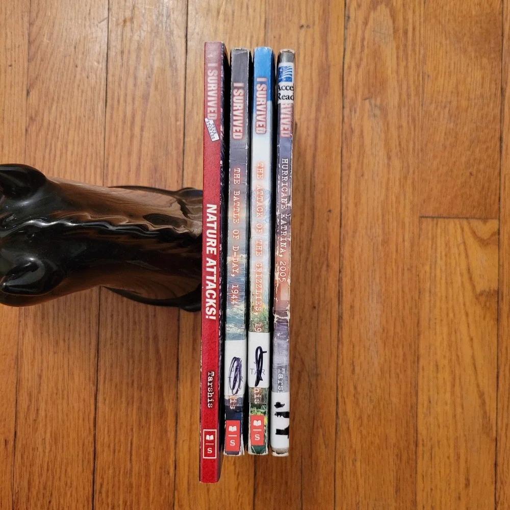 I Survived Book‎ Set 4 Books Lauren Tarshis Kids Historical Fiction Adventure