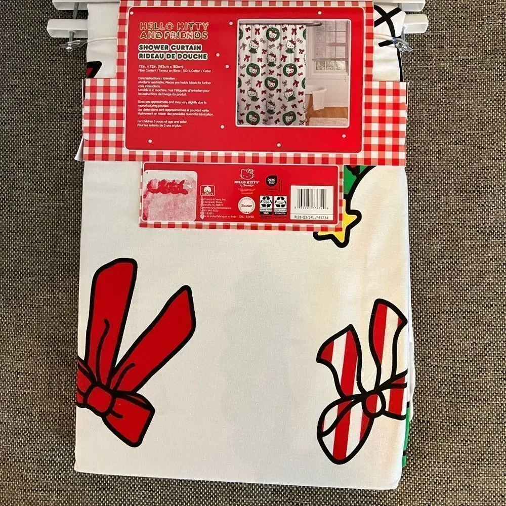 Hello Kitty Christmas Shower Curtain‎