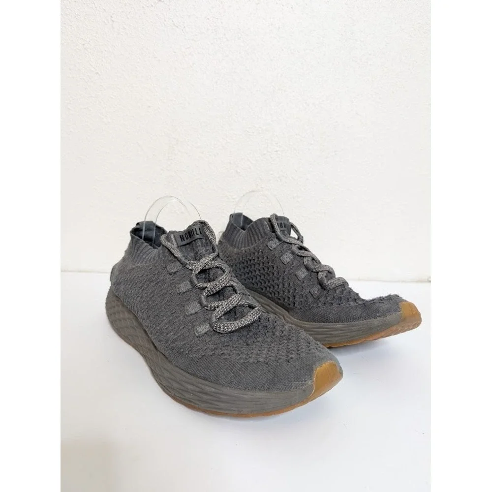 NOBULL Allday Knit‎ Shoes Mens 12 Womens 13.5 Gray Running Walking Workout