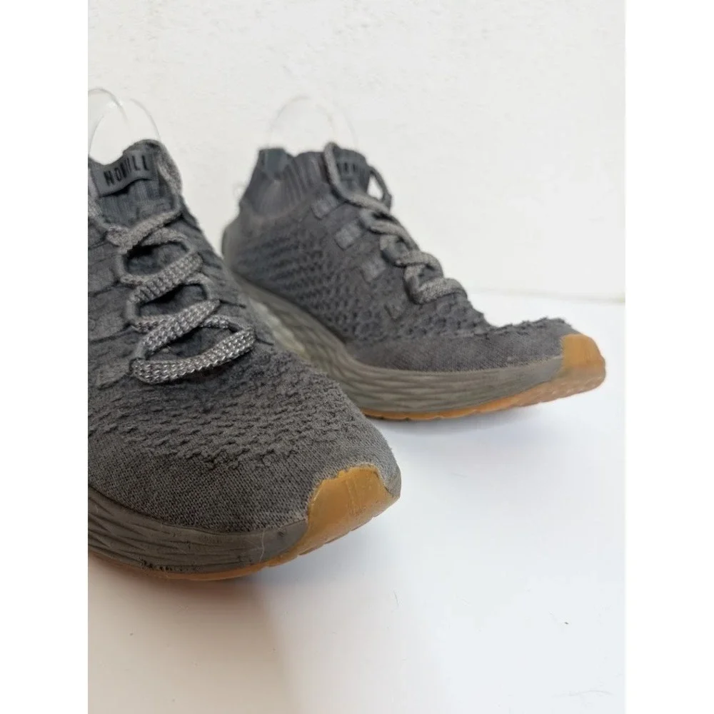NOBULL Allday Knit‎ Shoes Mens 12 Womens 13.5 Gray Running Walking Workout