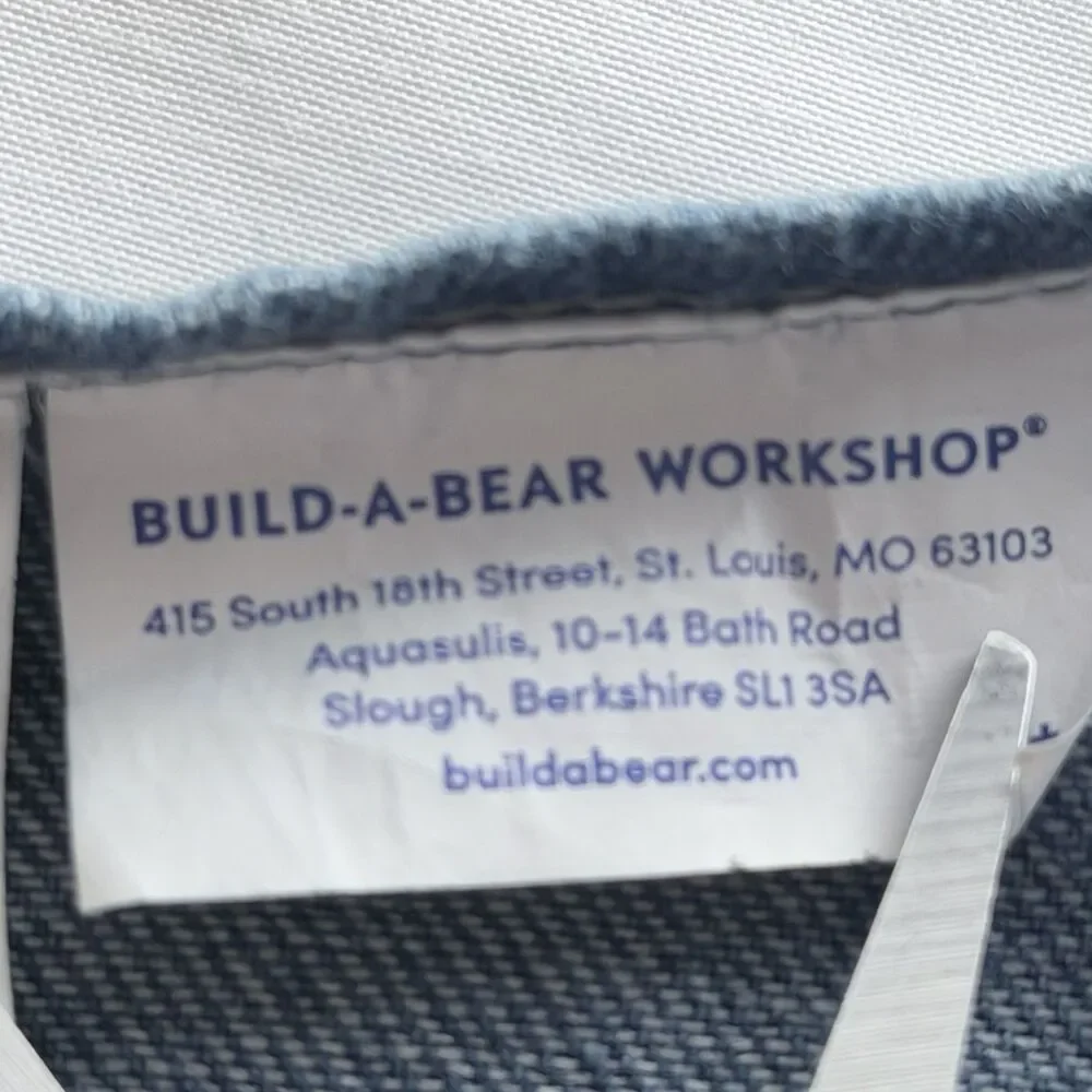 Build A Bear  Minions Bob Minion In Denim Overalls Plush Stuffed Toy 12