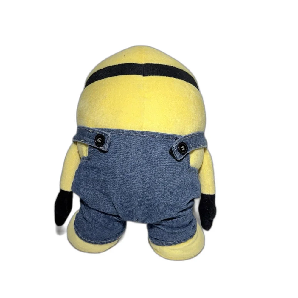 Build A Bear  Minions Bob Minion In Denim Overalls Plush Stuffed Toy 12