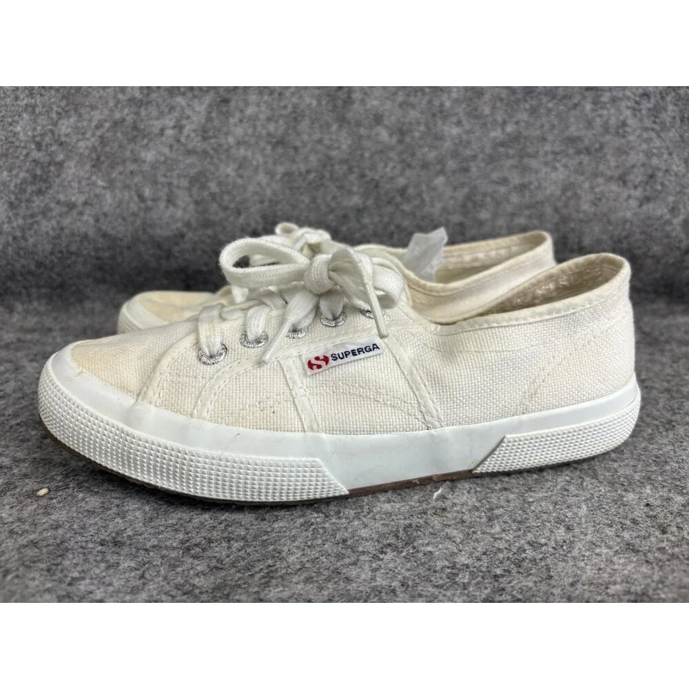 Superga Shoes Womens Size 38 Low Top Canvas Classic Lace Up Casual Sneakers‎