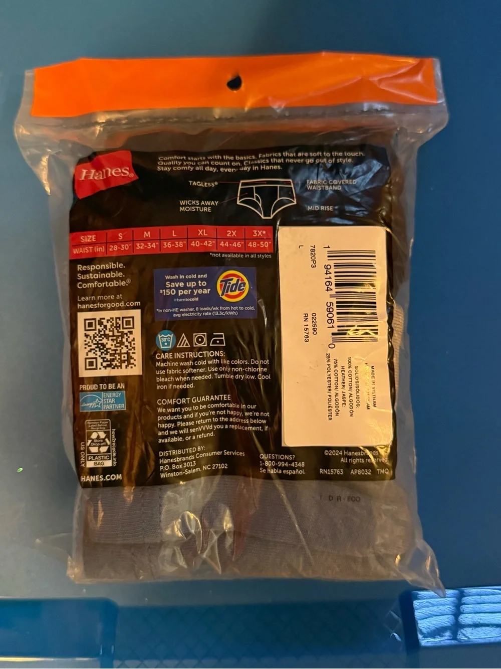 Hanes comfortable tagless