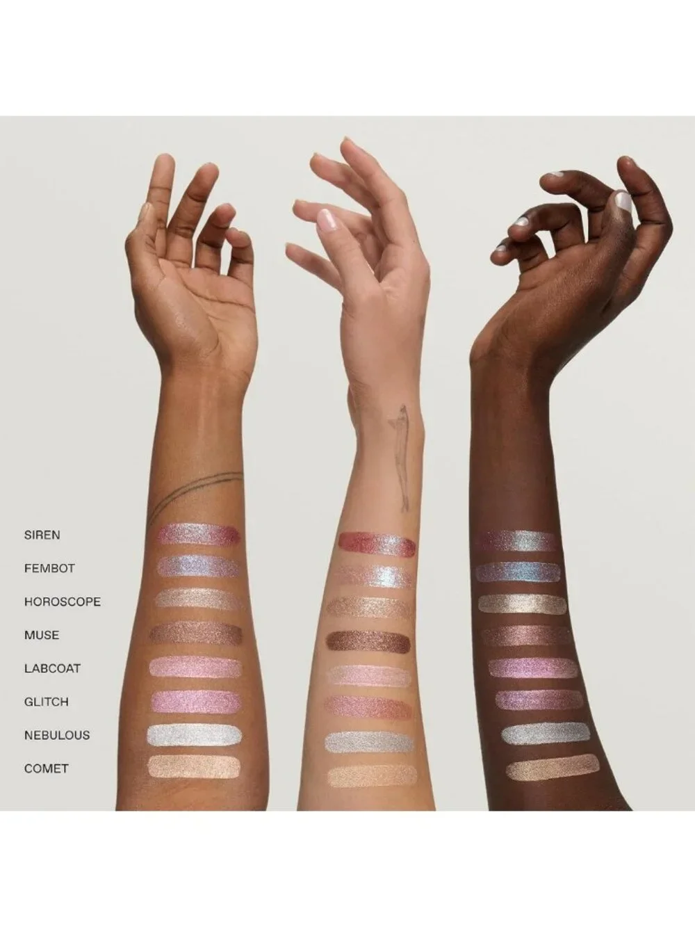 Lustrous Liquid Eyeshadow - High Impact Shimmer, Longwearing, Waterproof