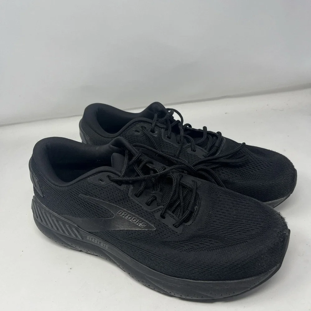 Brooks Beast GTS 24 Shoes Mens Size 12 4E Extra Wide Black Sneakers Athletic