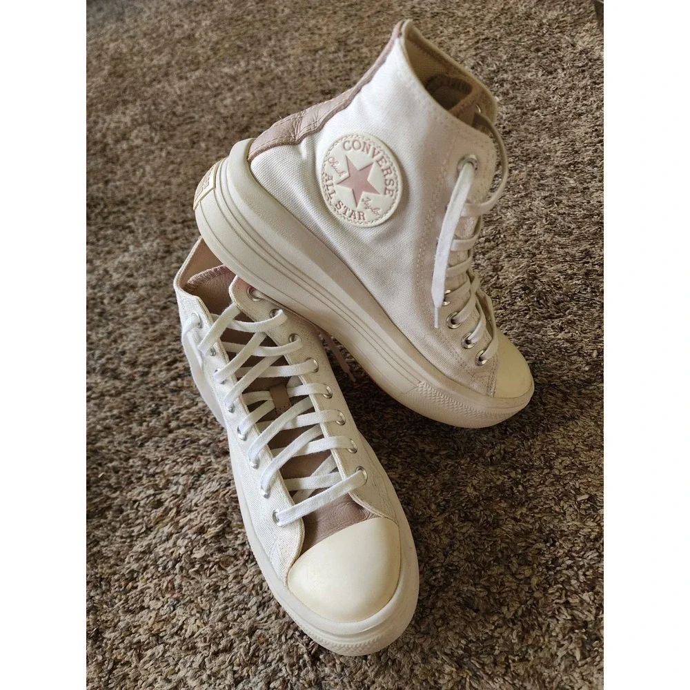 Converse‎ Chuck Taylor All Star Move High Top Platform Egret Pink A03722C W9