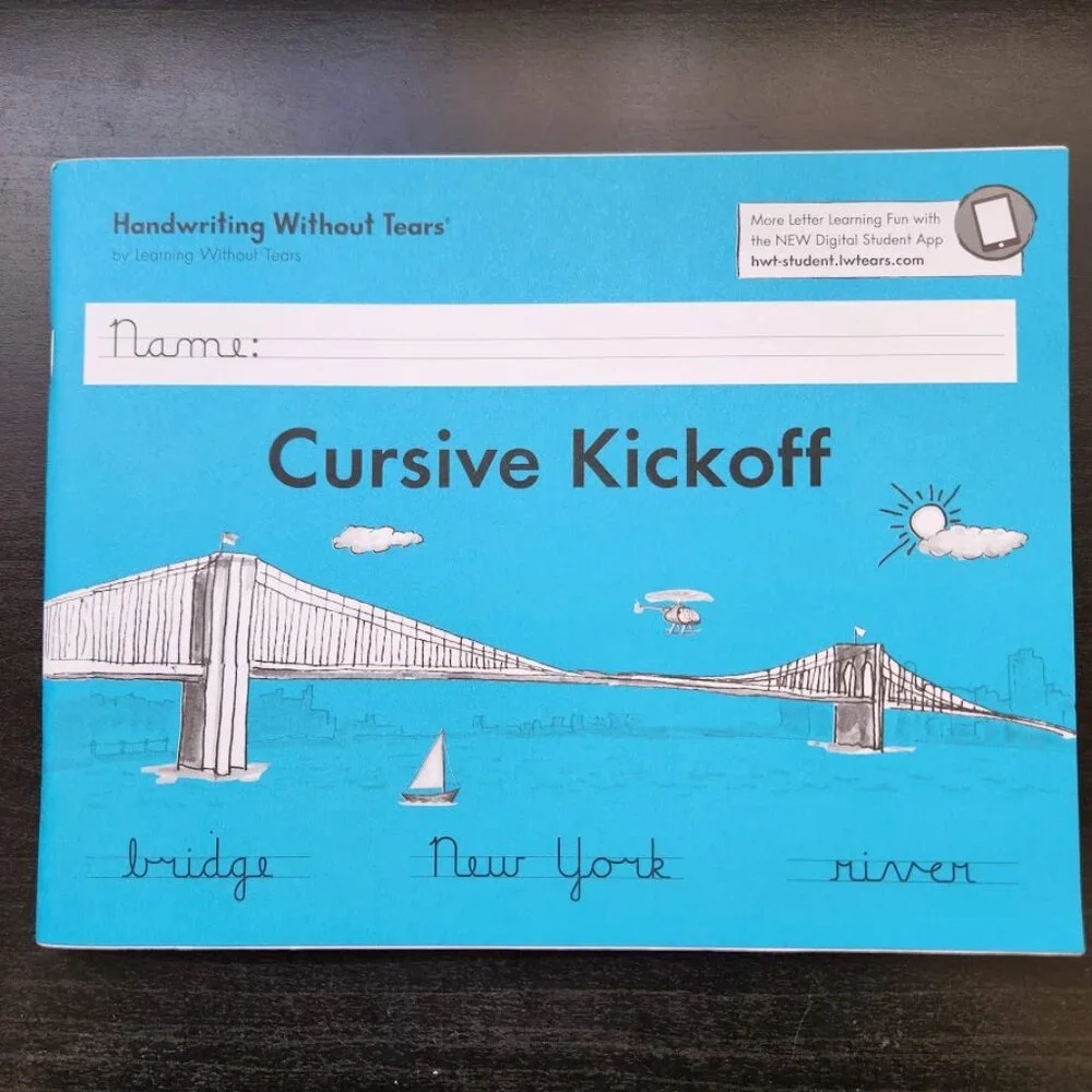 NEW Handwriting Without Tears Cursive Kickoff Student Workbook Writing English B
