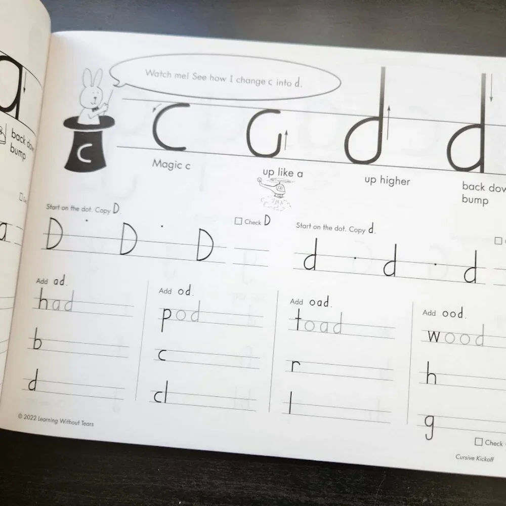 Handwriting Without Tears new handwriting