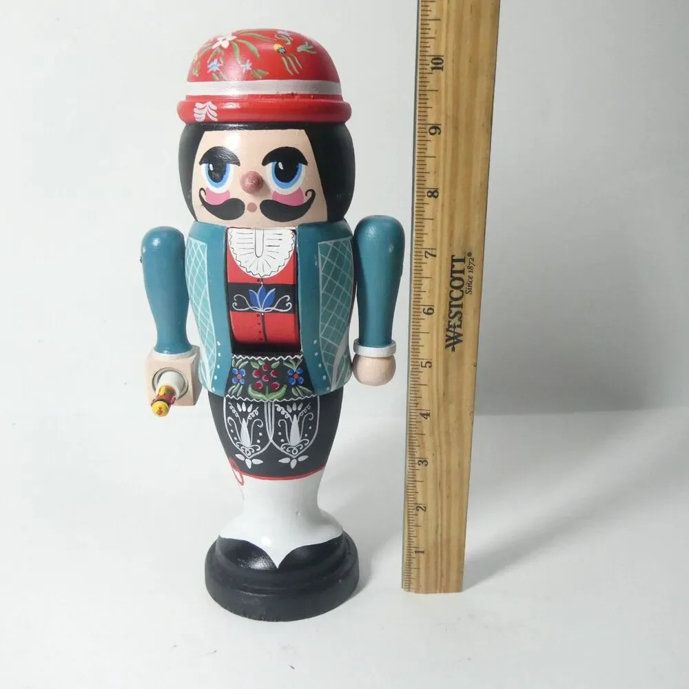 Original Perzy House of Tyrol Nutcracker Wooden Handpainted Austria
