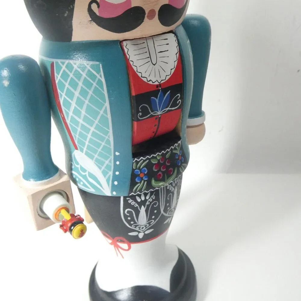 Original Perzy House of Tyrol Nutcracker Wooden Handpainted Austria
