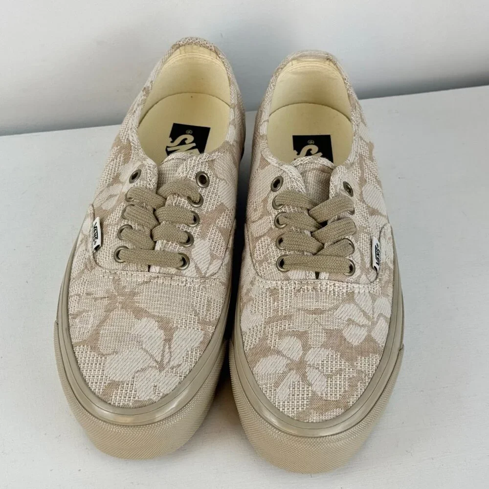 Men's 8.5, Women's 10 -Vans Authentic Reissue Mateo Floral Beige/Khaki - 507452