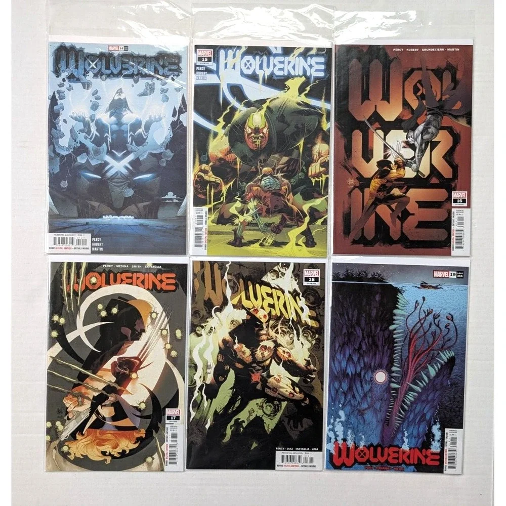 Marvel Wolverine 2021 Comic Lot‎ Issue # 14 15 16 17 18 19 Percy Kubert Martin