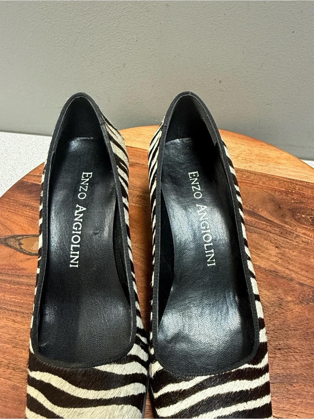 Enzo Angiolini stylish zebra