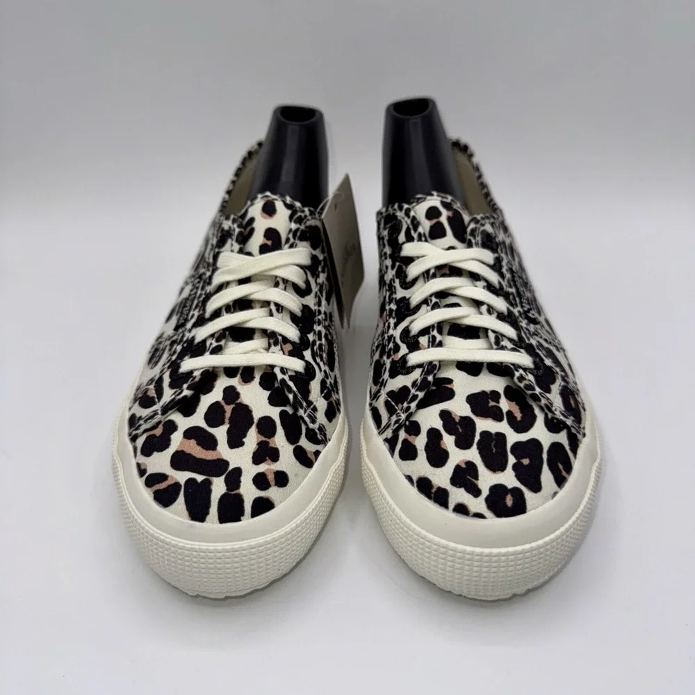Superga 2750 Sneakers Women's Size 8.5 EU‎ 39.5 Leopard Cheetah Print