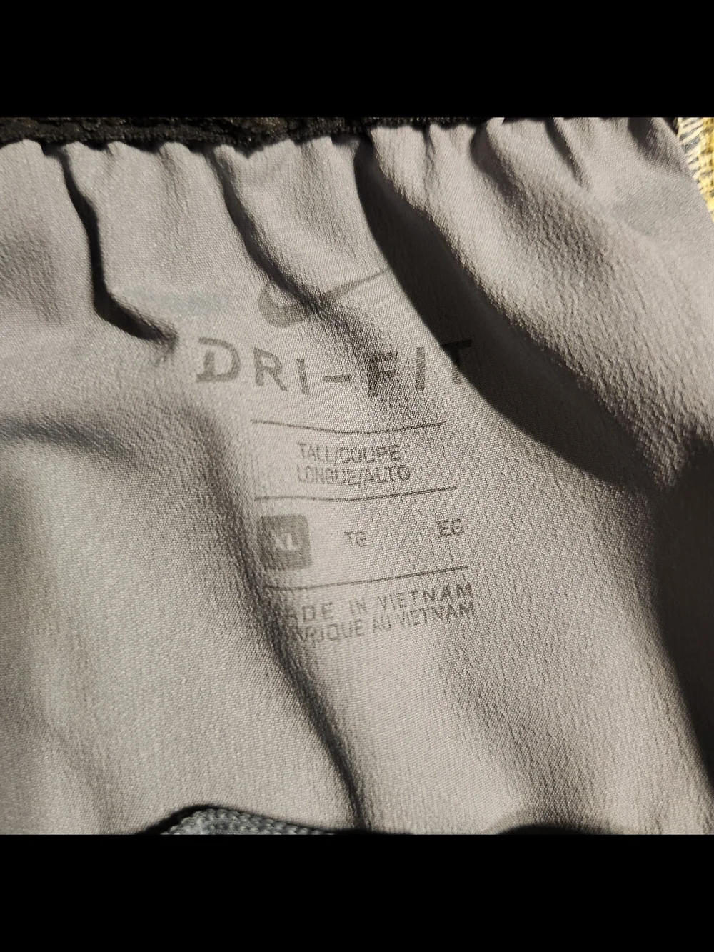 Nike Men's Gray and Black Training Joggers XL