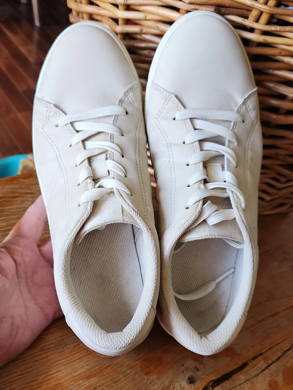 Ryka Viola Classic Lace Up Casual Sneakers Size‎ 8.5 Cream