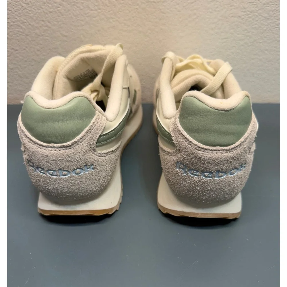 Reebok‎ Royal Glide Ripple Womens Sneakers Chalk Sage Green Gum Size 7.5 NWOT