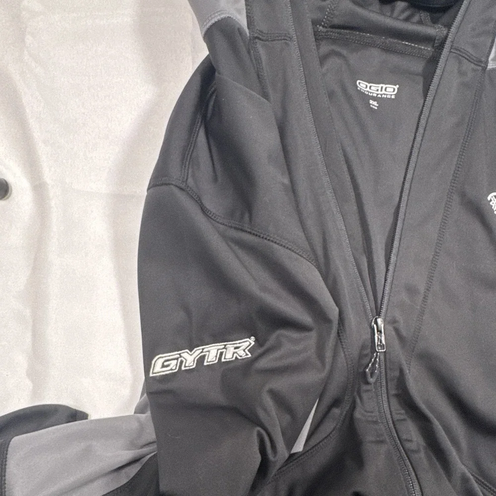 OGIO Endurance Yamaha GYTR Hooded Full Zip Softshell Jacket Black/Gray 2XL