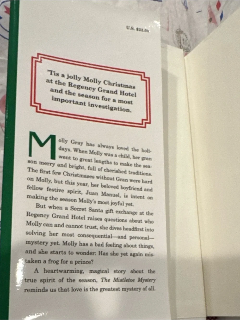 Nita Prose The Mistletoe Mystery Molly the Maid Novella HC 2024 Dust Jacket