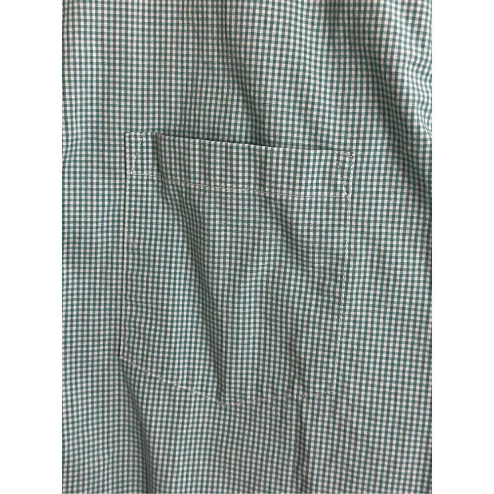 J Crew men’s turquoise and white Slim XL button down shirt