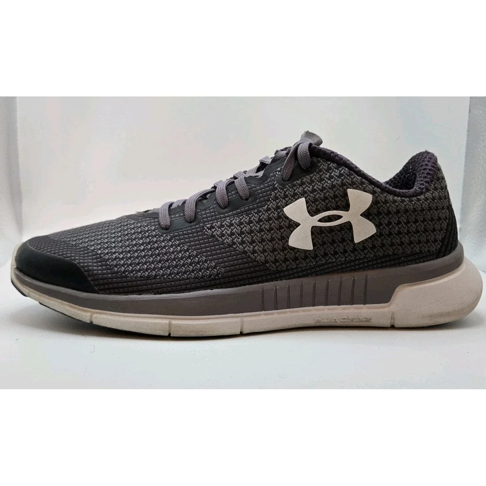 Under Armour Charged Lightning Grey‎ Purple Running Shoes Sneakers Womens 7.5