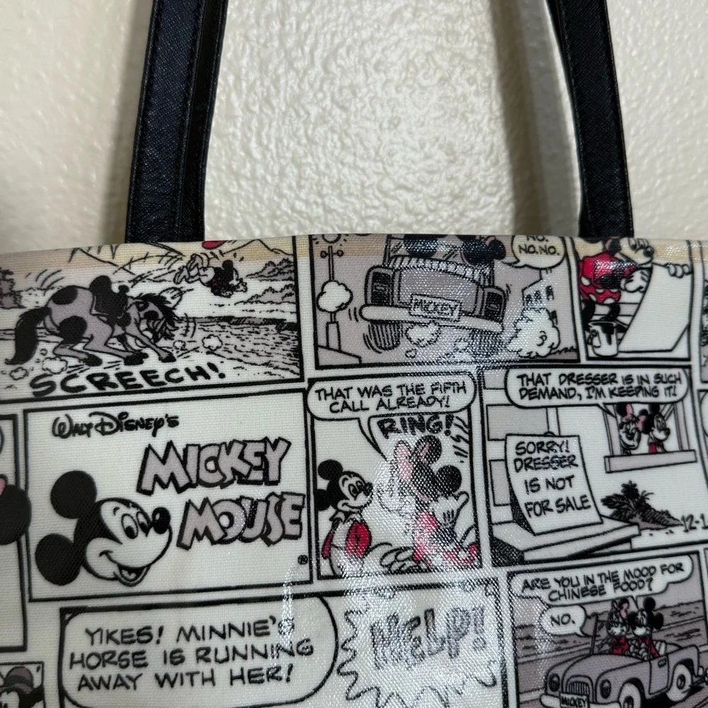 Disney Parks Kate Spade New York Minnie Mouse Comic Tote Handbag