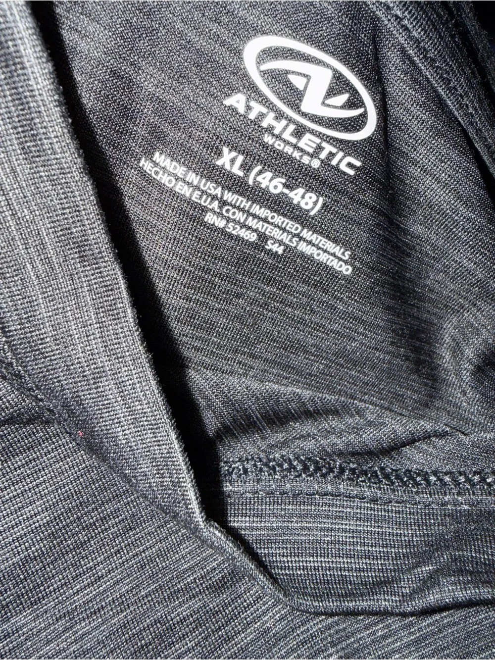 Athletic Works crewneck tags