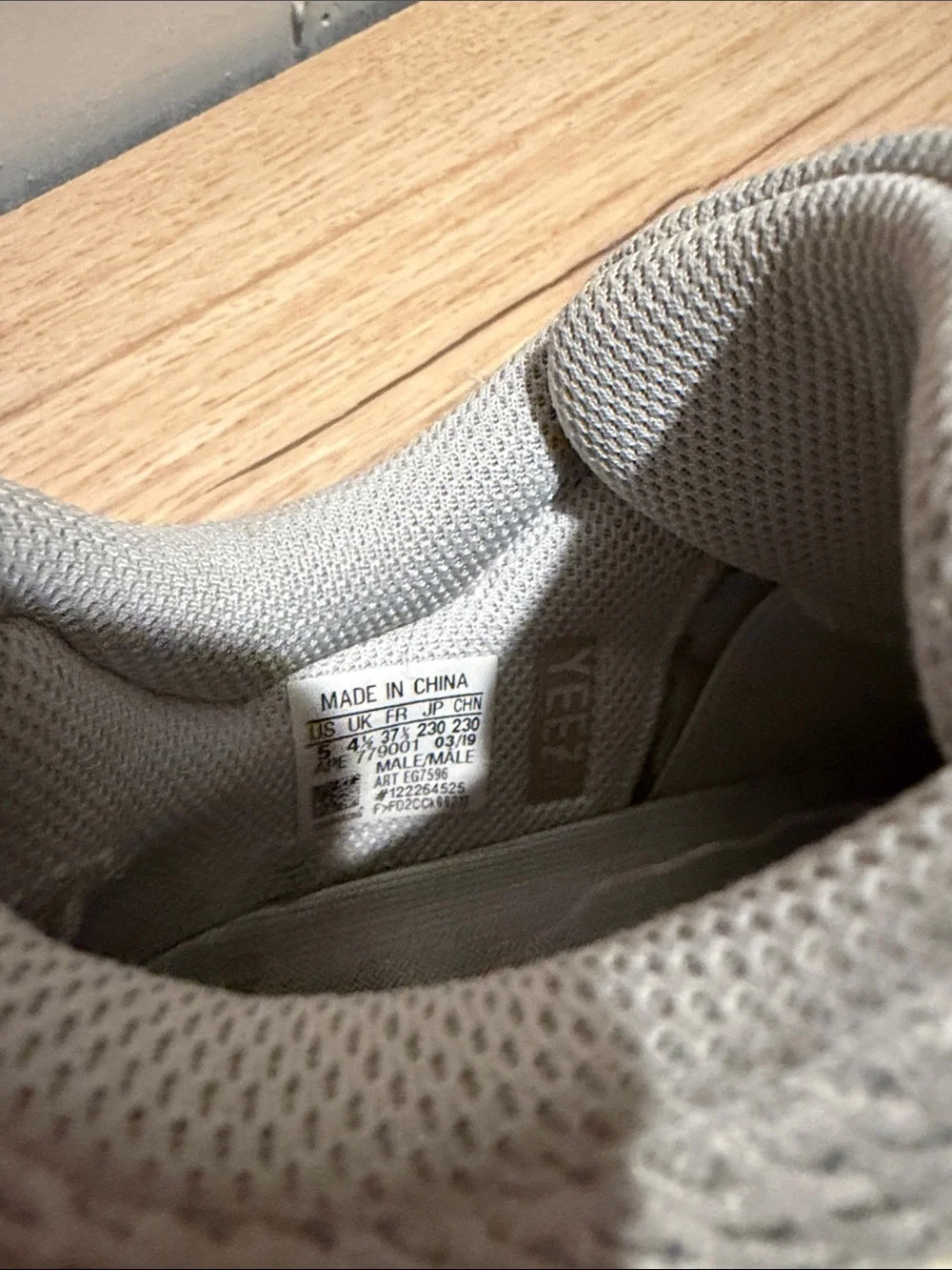 Yeezy sneakers light
