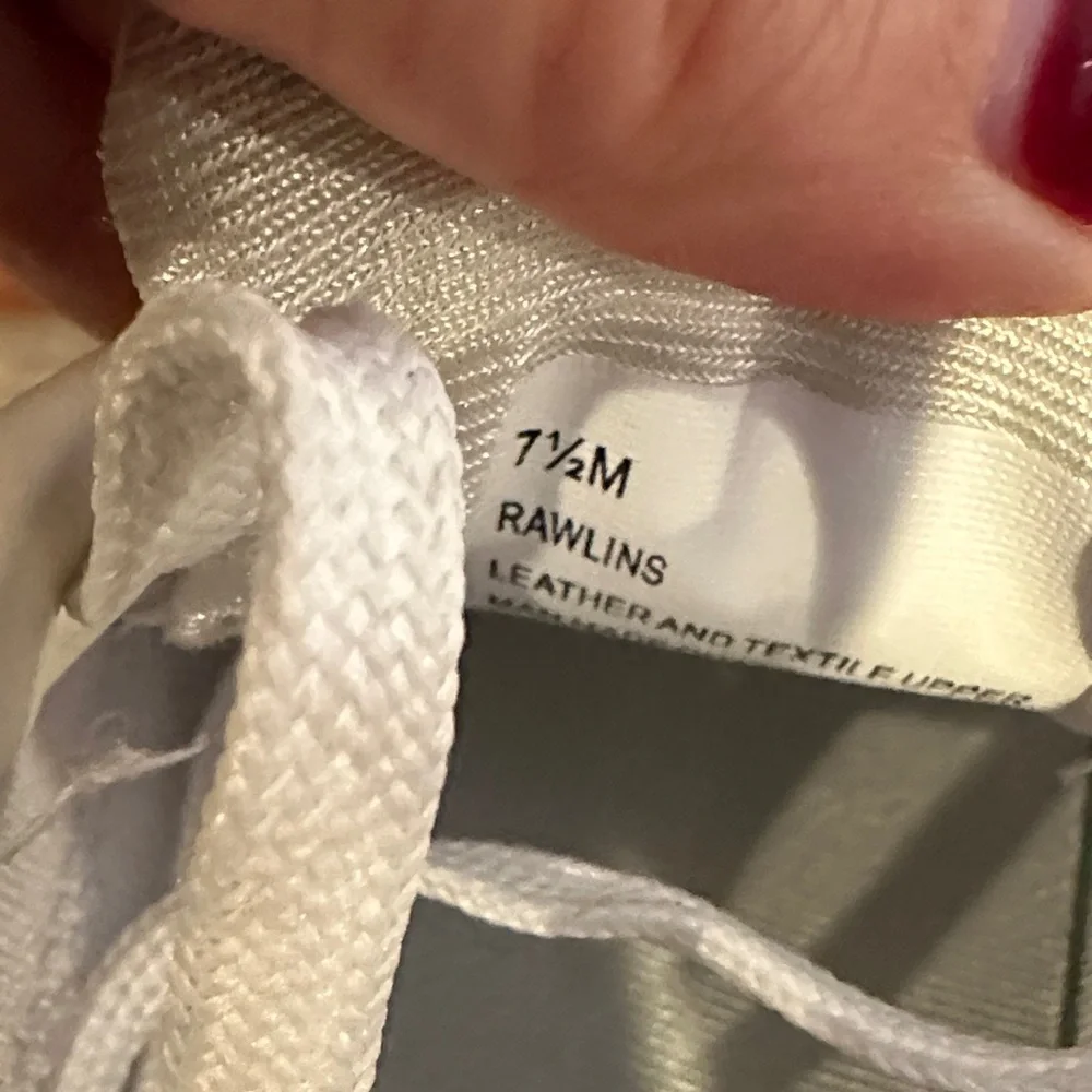 Tretorn Women's Rawlings 2.0 White and Navy Sneakers in Size 7.5‎