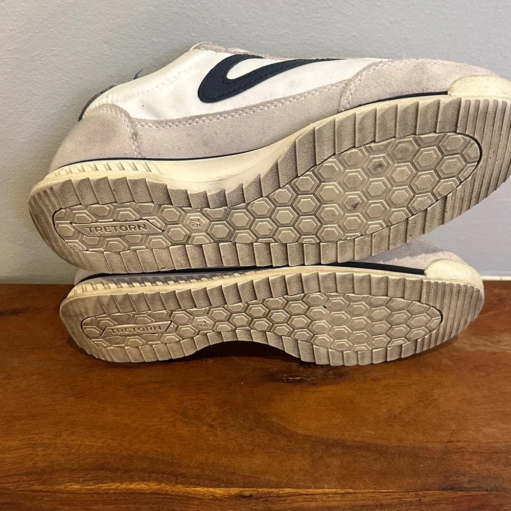Tretorn Women's Rawlings 2.0 White and Navy Sneakers in Size 7.5‎