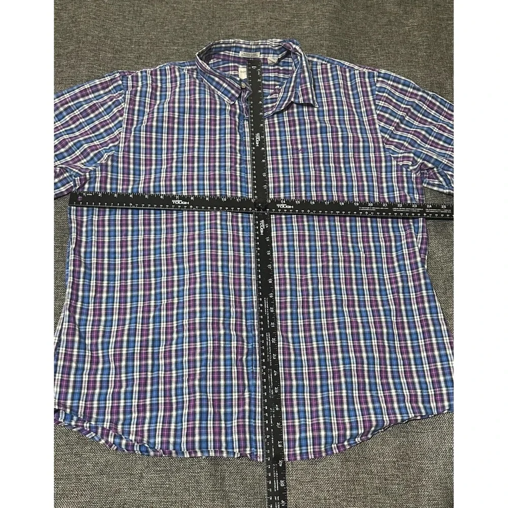 Dockers Men's XL Plaid Short Sleeve‎ Shirt