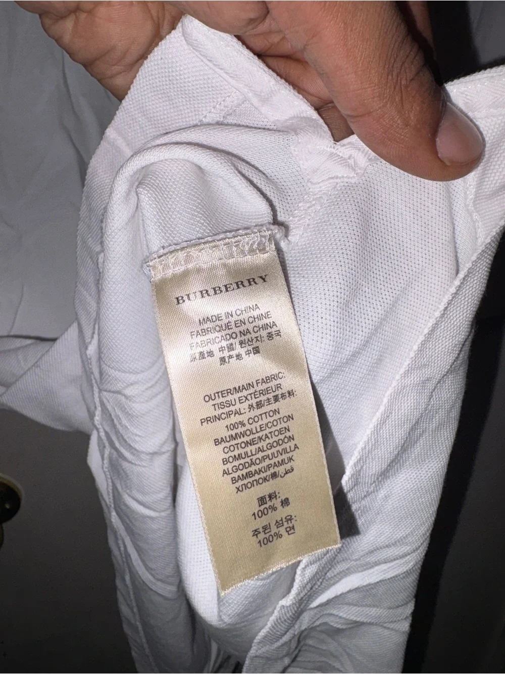 Burberry vintage polo