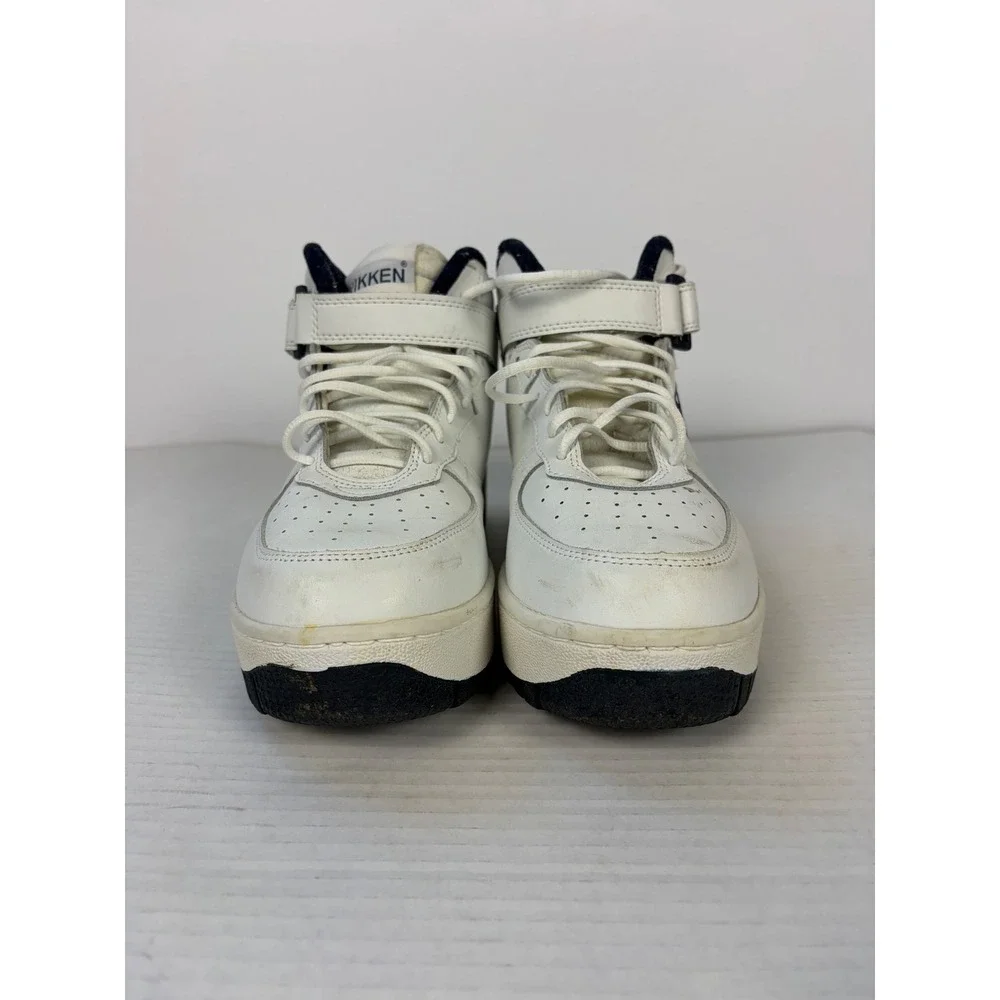 Vintage Nikken CardioStrides Weighted Walking Shoes White Leather Women's 8.5